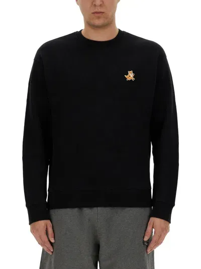 Maison Kitsuné Speedy Fox Sweatshirt In Black