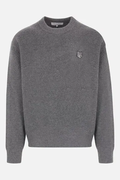 Maison Kitsuné Maison Kitsune' Sweaters In Grey