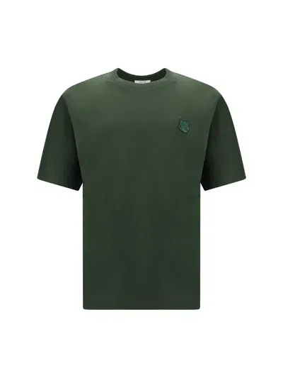 Maison Kitsuné T-shirt In Ranger Green