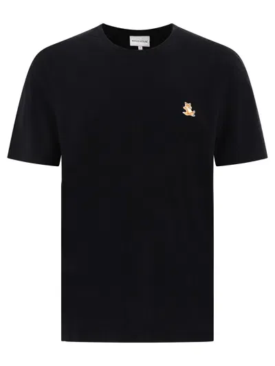 Maison Kitsuné T-shirts In Black