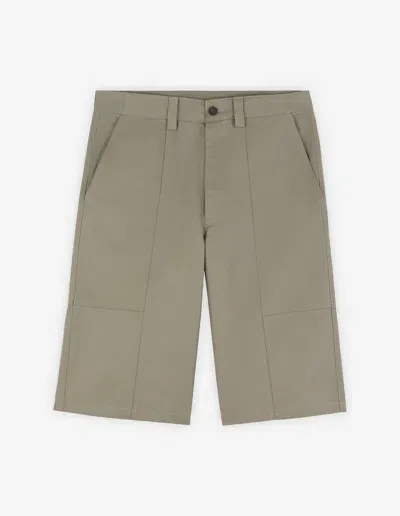 Maison Kitsuné Workwear Shorts In Gray