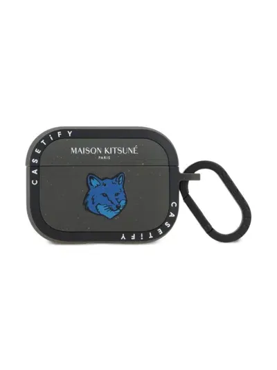 Maison Kitsuné X Casefy Fox Head Airpods Pro2 Case In Black