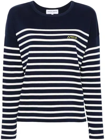 Maison Labiche Amour Montpar T-shirt In Blue