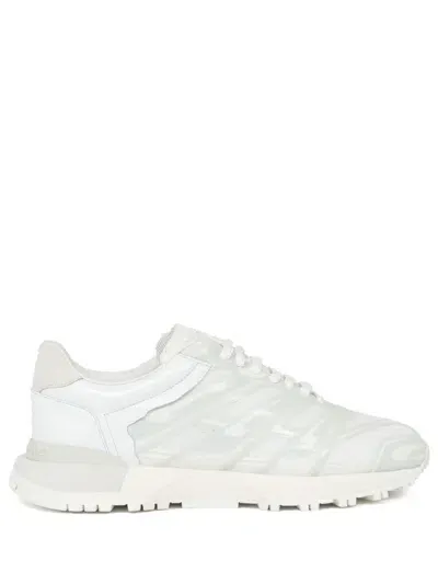 Maison Margiela 50-50 Lace-up Sneakers In White