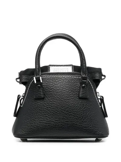 Maison Margiela 5ac Classique Micro Bags In Black