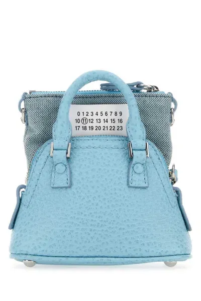 Maison Margiela 5ac Classique Mini Tote Bag In Blue