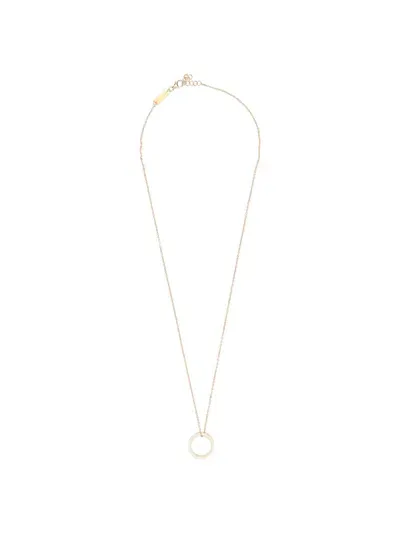 Maison Margiela 925 Silver Necklace In Gold