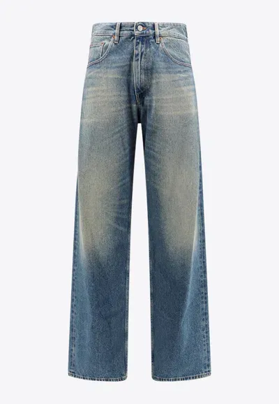 Maison Margiela Basic Straight-leg Jeans In Blue