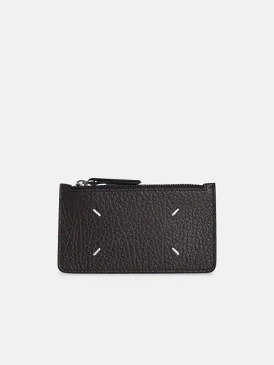 Maison Margiela Brown Leather Cardholder