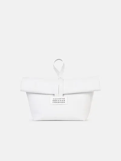 Maison Margiela Clutch In White Leather