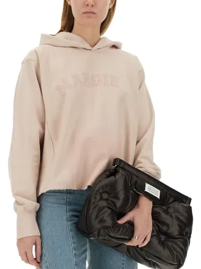 Maison Margiela Cotton Sweatshirt In Neutral