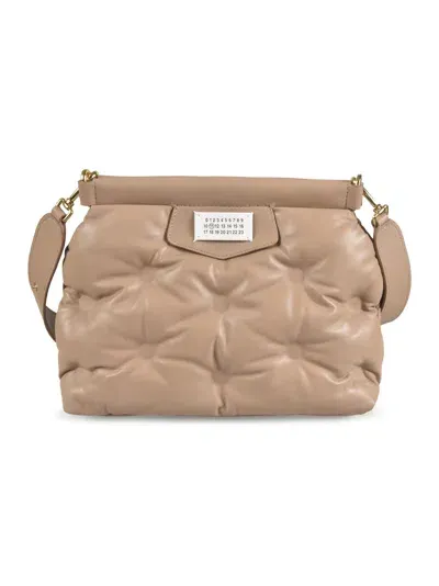 Maison Margiela Glam Slam Quilted Shoulder Bag In Nude