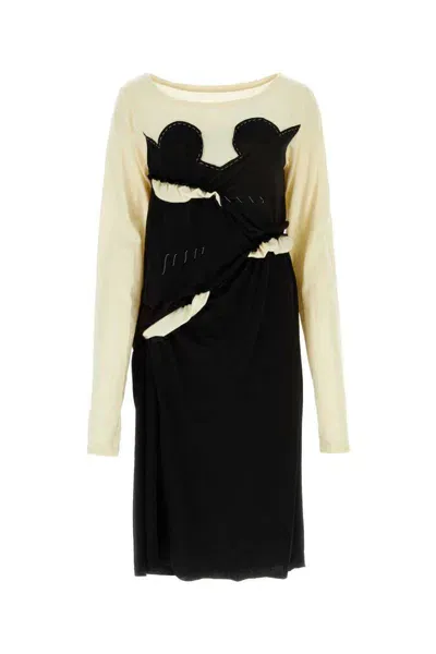 Maison Margiela Dress In Black