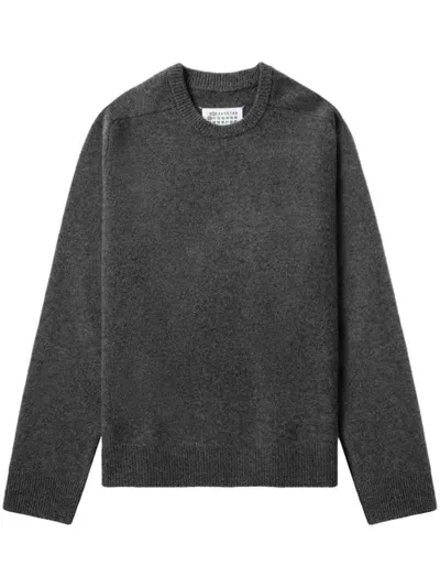 Maison Margiela Four-stitch Jumper In Grey