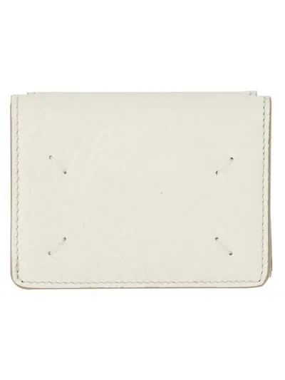 Maison Margiela Four Stitches Compact Wallet In White