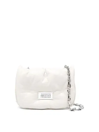 Maison Margiela Glam Slam Flap Small In Gris