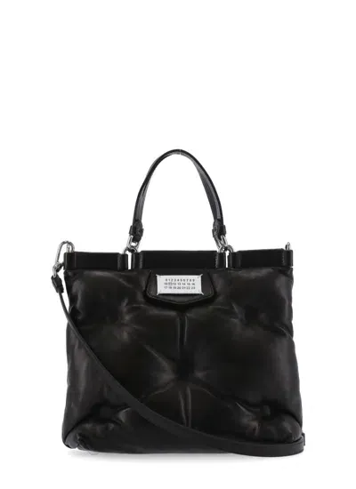 Maison Margiela Glam Slam Small Shopping Bag In Black