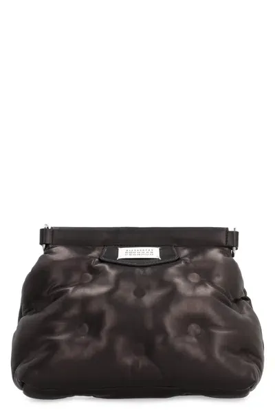 Maison Margiela Glam Slam Leather Bag In Black