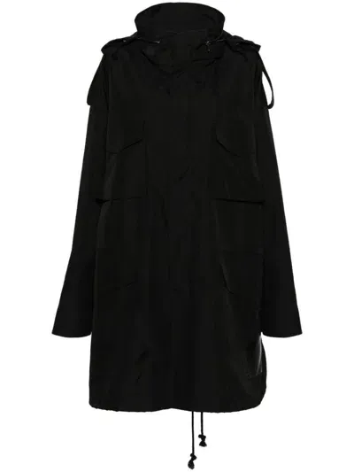 Maison Margiela Invitation Zip Coat Unisex In Black