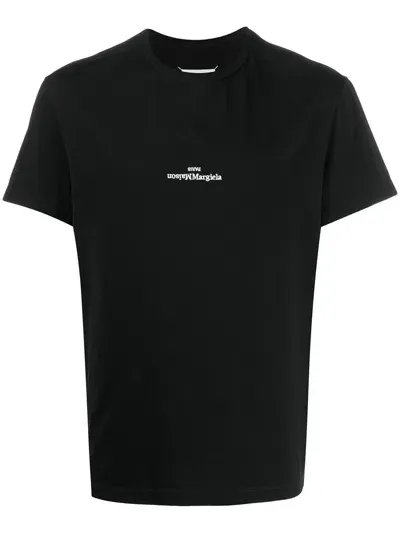 Maison Margiela Black Printed T-shirt