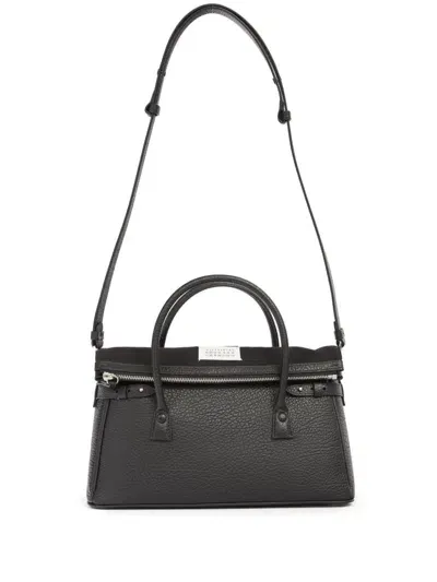 Maison Margiela Medium 5ac Leather Tote Bag In Black