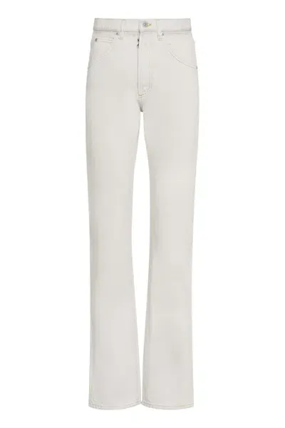 Maison Margiela Memory Of Straight Leg Jeans In Panna