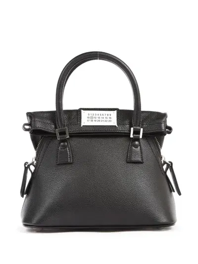 Maison Margiela Micro 5ac Classique Tote Bag In Black