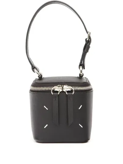 Maison Margiela Mini Cube Tote Bag In Black