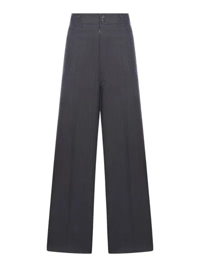 Maison Margiela Pants In Blue