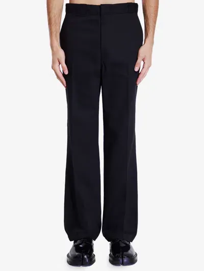 Maison Margiela Pleated Trousers In Black