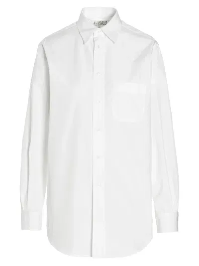 Maison Margiela Poplin Shirt In White