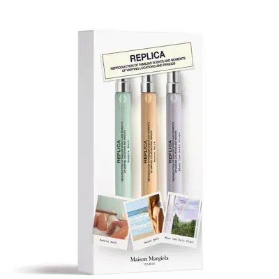 Maison Margiela Replica Bubble Bath, Beach Walk, When The Rain Stops Set In White