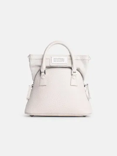 Maison Margiela 'sac' Cream Leather Mini Bag