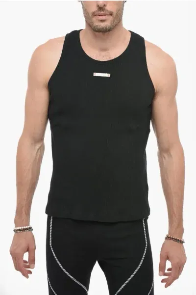 Maison Margiela Slim Fit Tank Top In Black