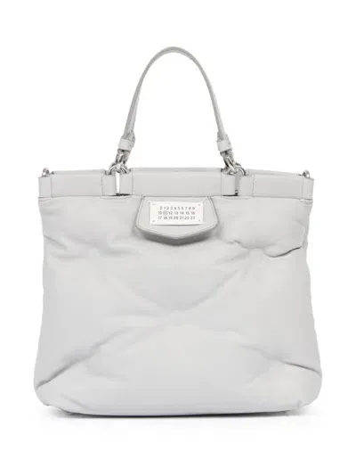 Maison Margiela Small Glam Slam Tote Bag In Grey