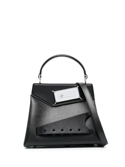 Maison Margiela Snatched Handbag Smal Bag Woman Black In Leather