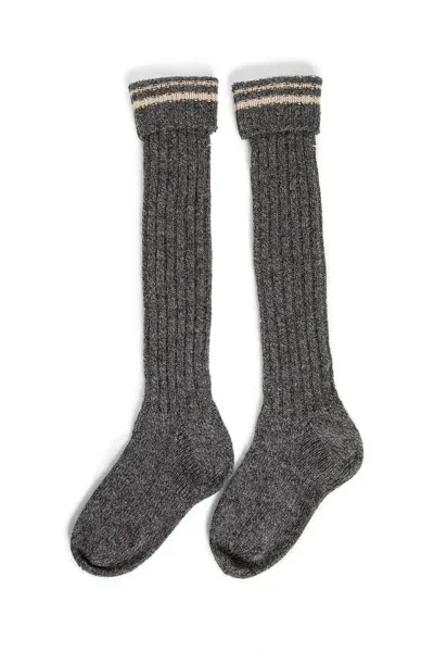 Maison Margiela Socks In Grey