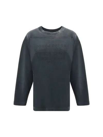 Maison Margiela Sweatshirt In Black