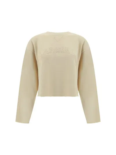 Maison Margiela Sweatshirt In Yellow