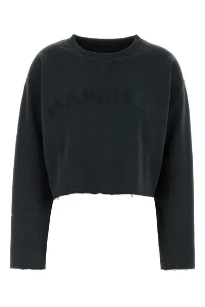 Maison Margiela Sweatshirts In Black