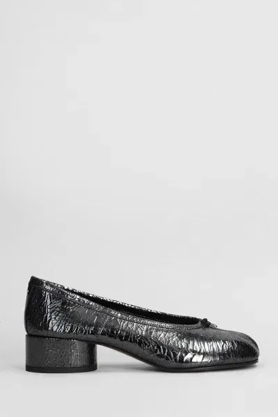 Maison Margiela Tabi Broken Mirror New Ballerinas In Black