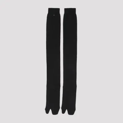 Maison Margiela Tabi Socks M In Black