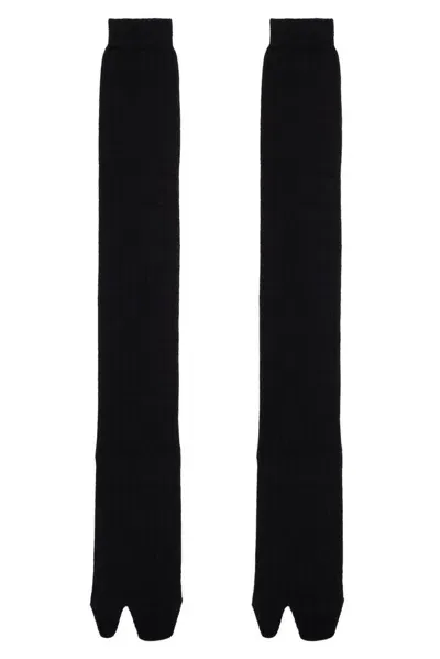 Maison Margiela Tabi Toe Socks In Black