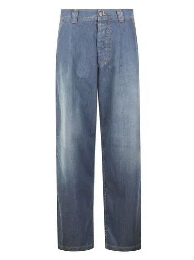 Maison Margiela Pants 5 Pockets In Blue