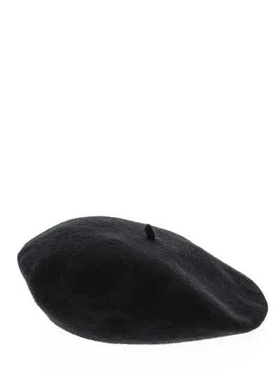 Maison Margiela Wool Beret In Black