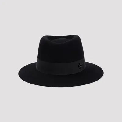 Maison Michel Wool Virginie Hat In Black