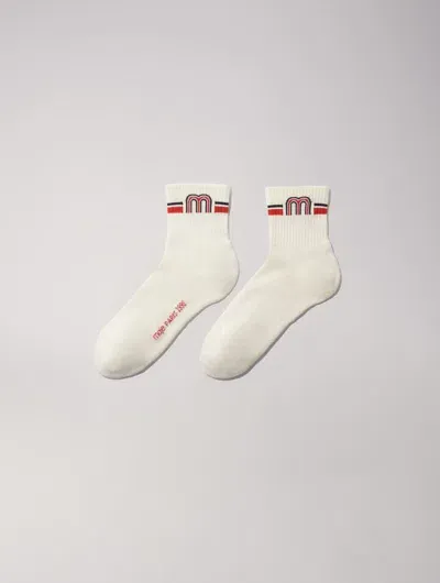 Maje Ankle Socks In Multi-color