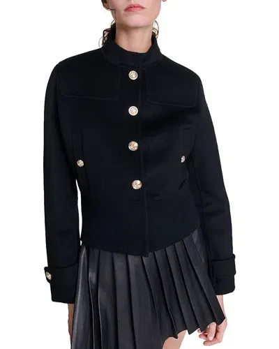 Maje Blopita Jacket In Black