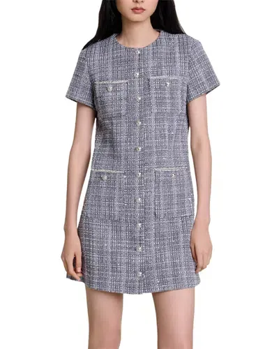 Maje Rabini Dress In Grey