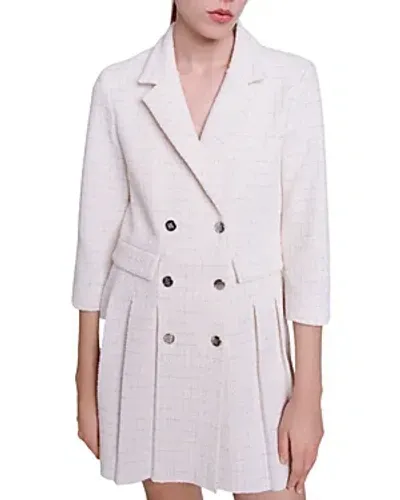 Maje Rarcila Blazer Dress In Ecru